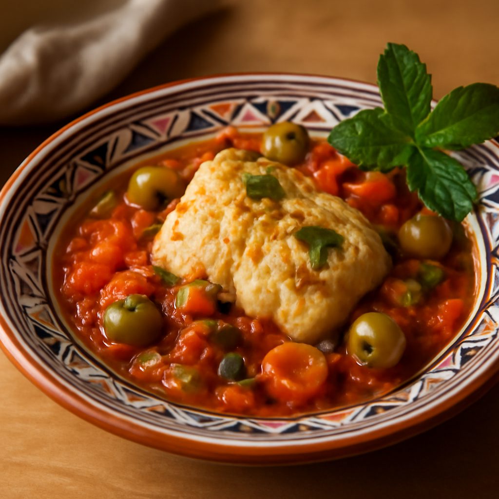 Tajine di merluzzo alla marocchina light