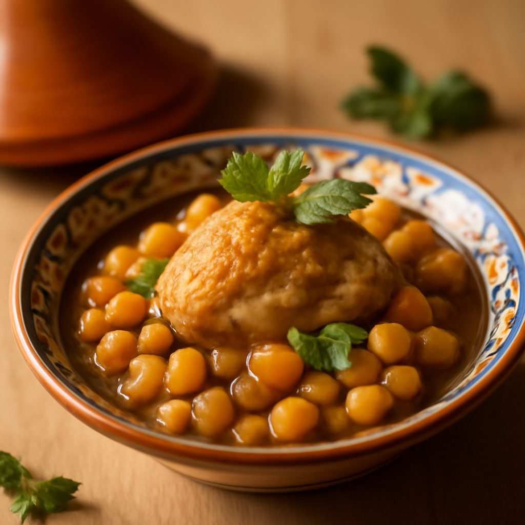 Tajine di Pollo e Ceci Light all'Italiana