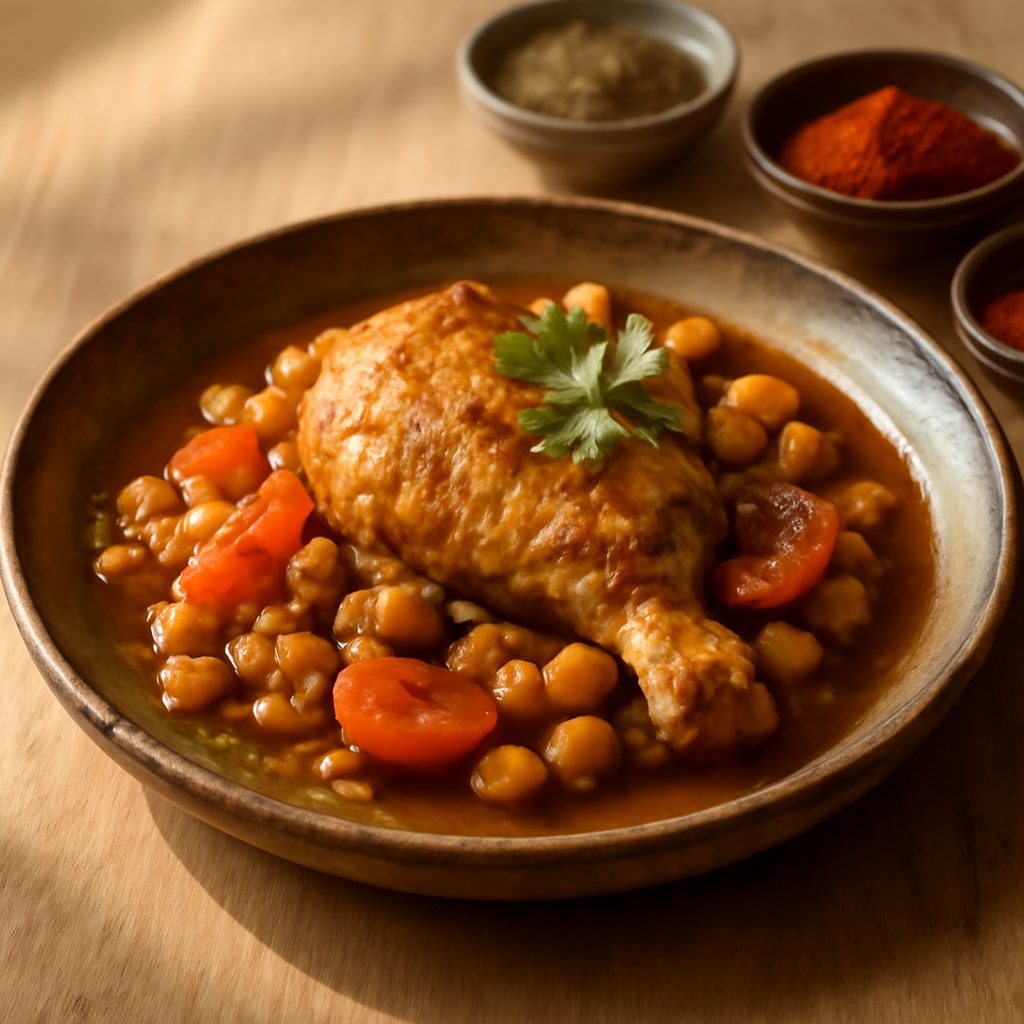Tajine di pollo marocchino light