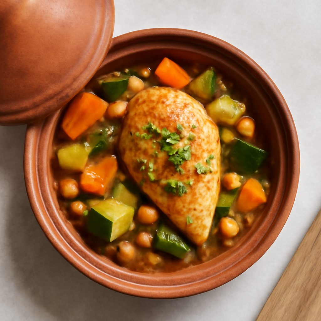 Tajine di Pollo Proteico Low-Carb