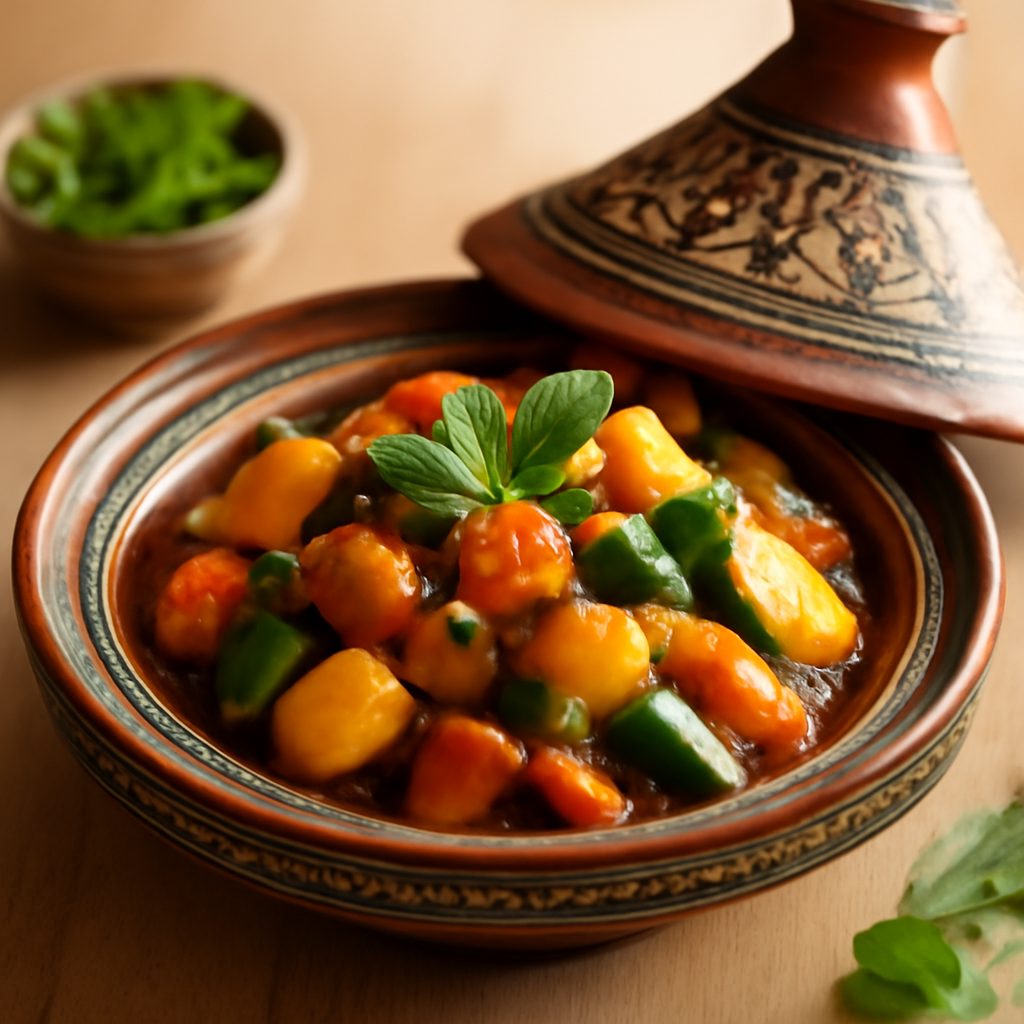 Tajine di verdure light all'italiana