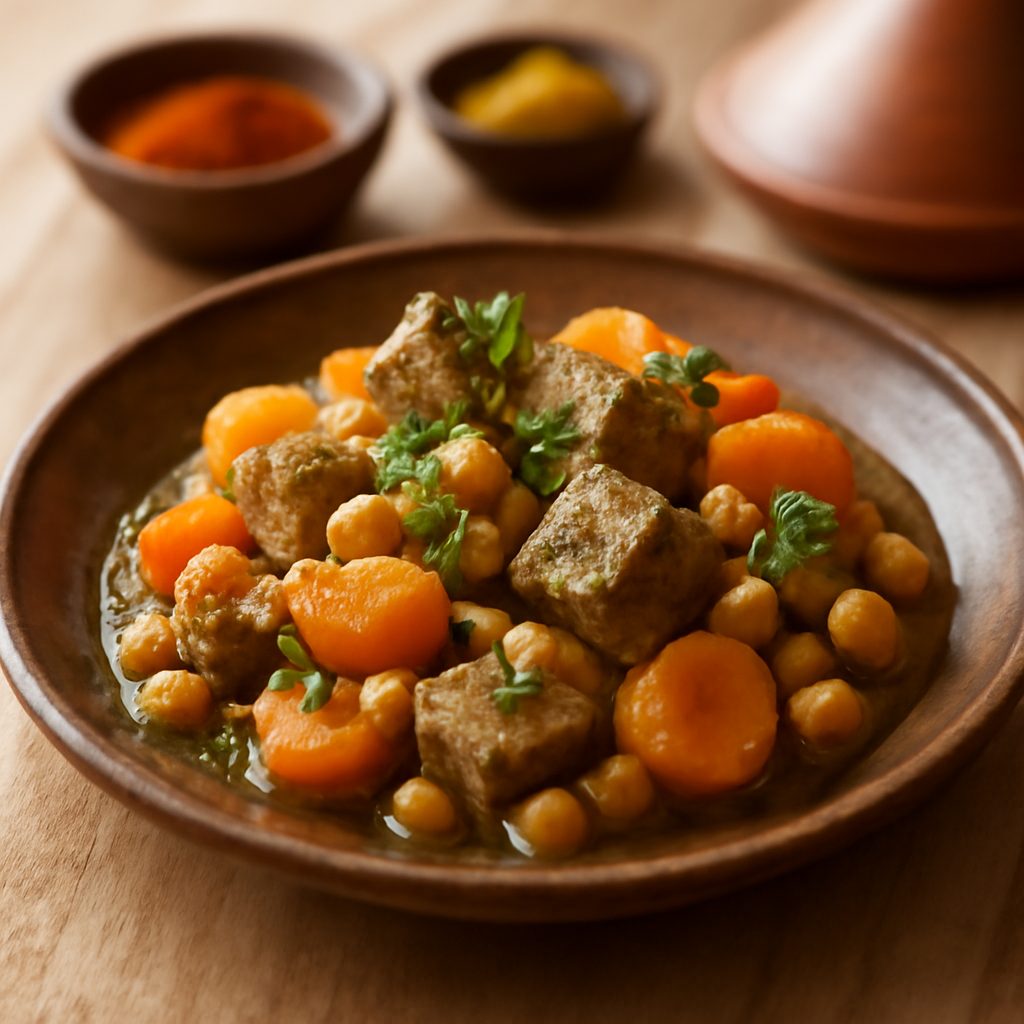 Tajine di vitello marocchino light