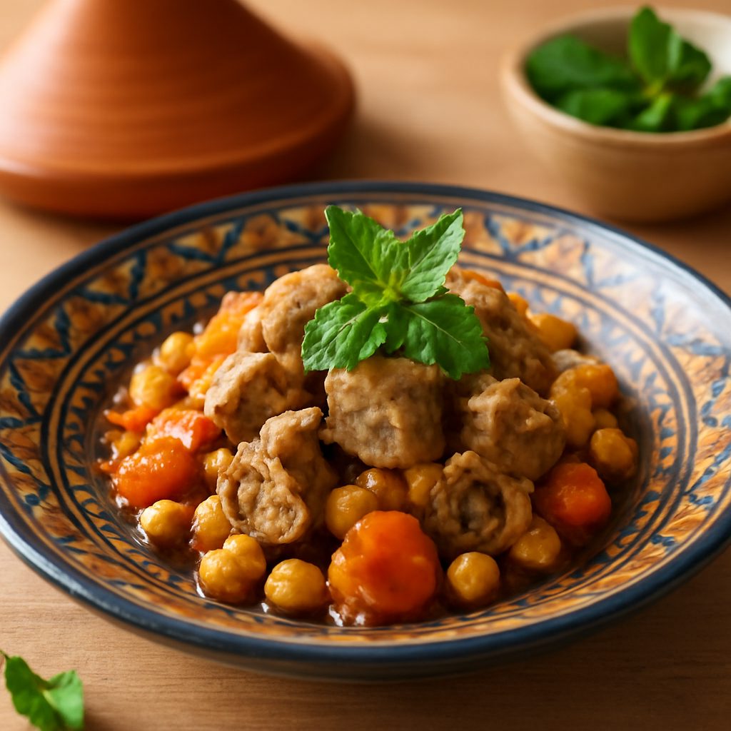 Tajine di vitello orientale light - Ricetta italiana ipocalorica