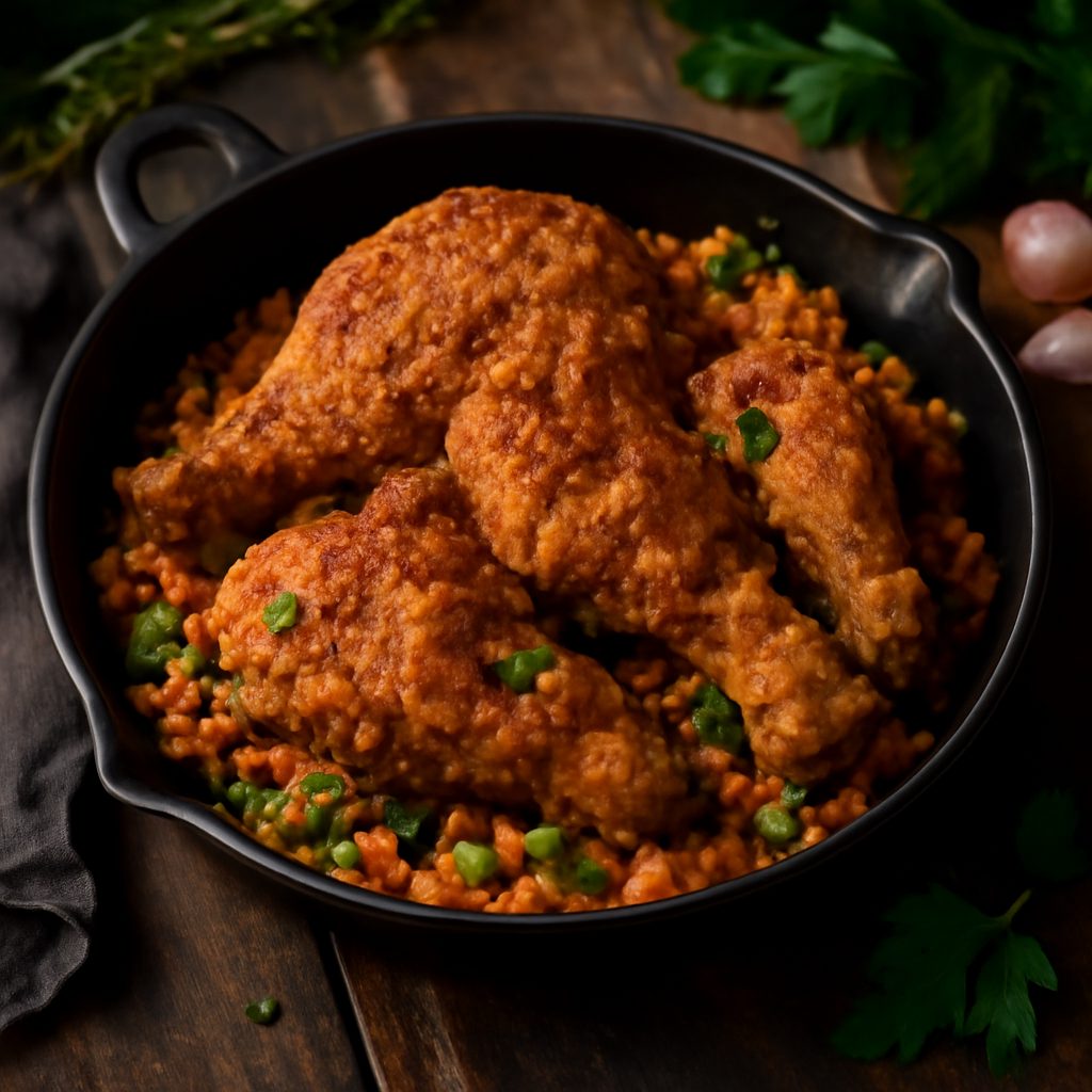 Pollo fritto alla louisiana di Tanya Protein