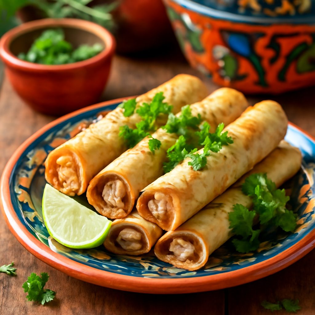 Taquitos di Pollo al Forno Low Fat