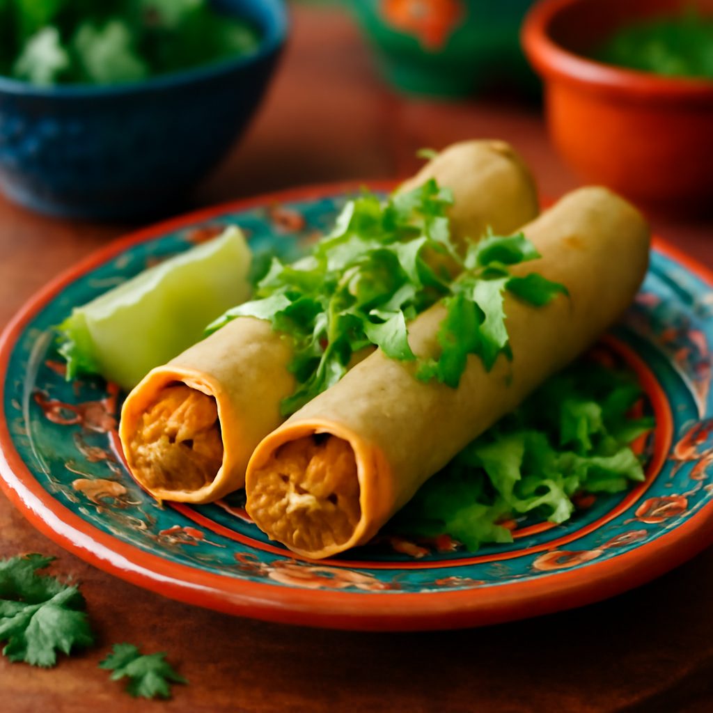 Taquitos di Pollo all'Air Fryer