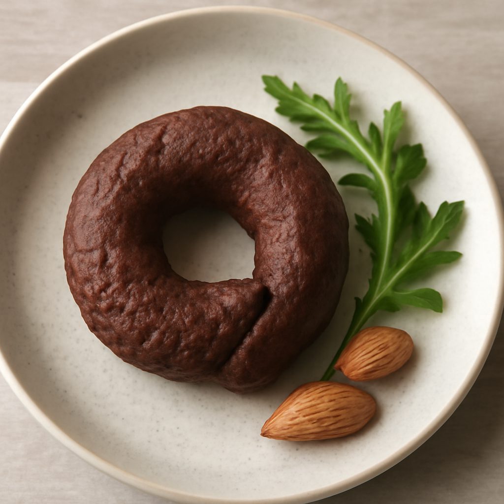 Taralli neri dolci low-carb proteici