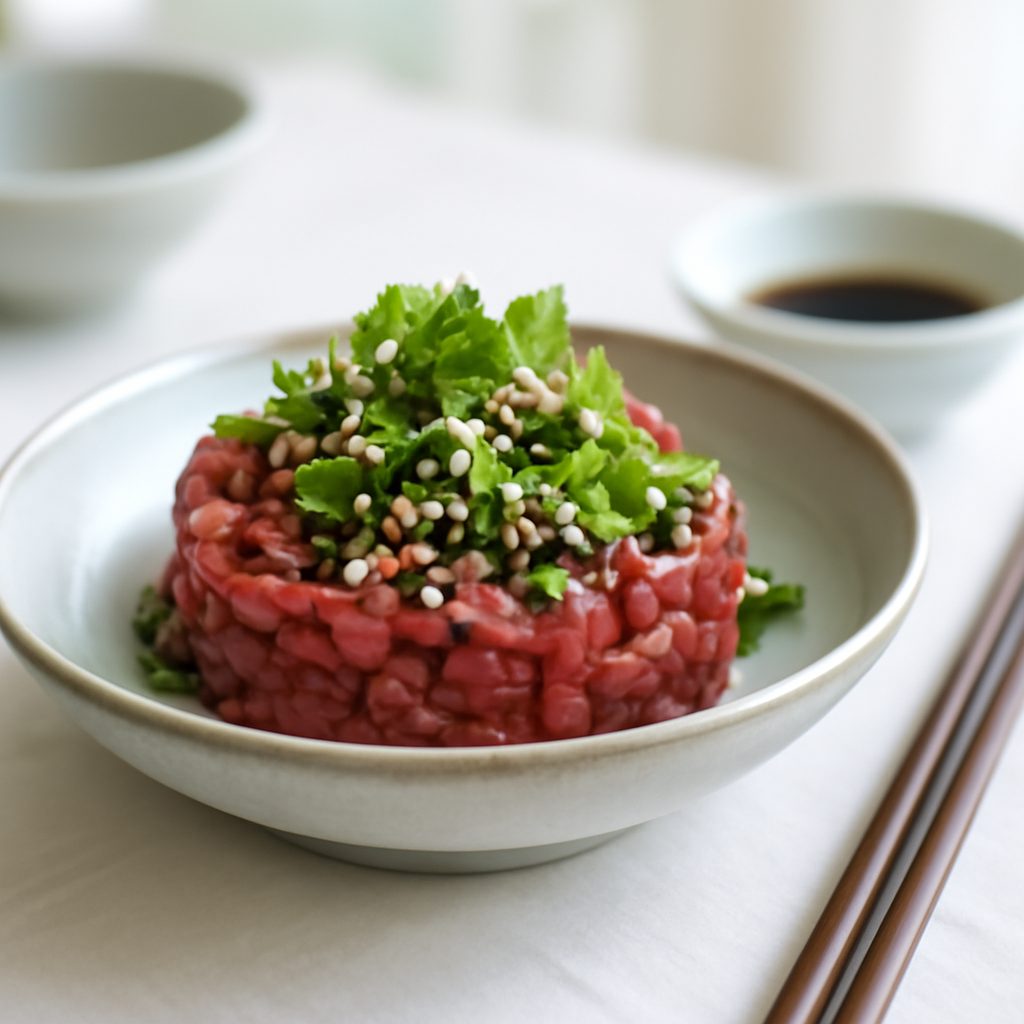 Tartare di manzo asiatico light