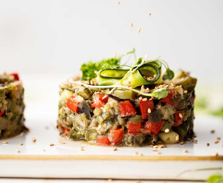 Tartare di verdure e alghe Low Fat