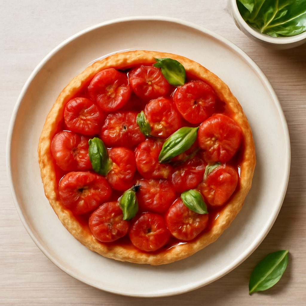 Tarte tatin ai pomodori proteica low-carb