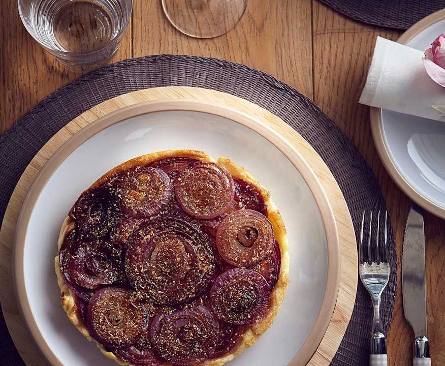 Tarte tatin di cipolle di Tropea Low Carb