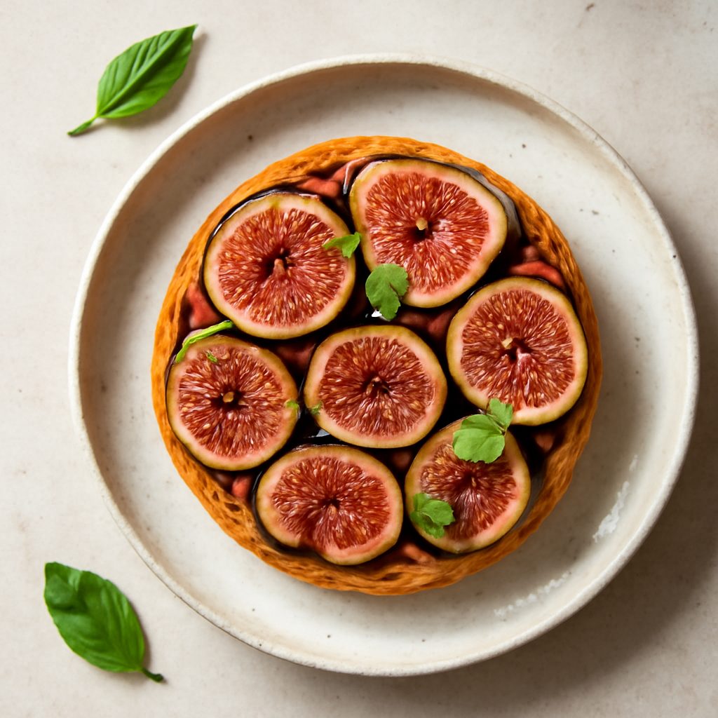 Tarte Tatin di Fichi con Salsa di Caprino Low Fat