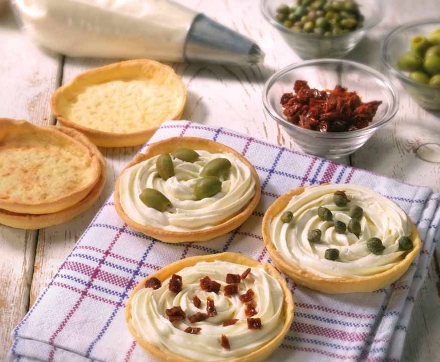 Tartellette sfiziose ai formaggi Protein