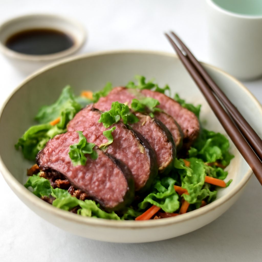 Tataki di manzo all'asiatica - Versione light italiana