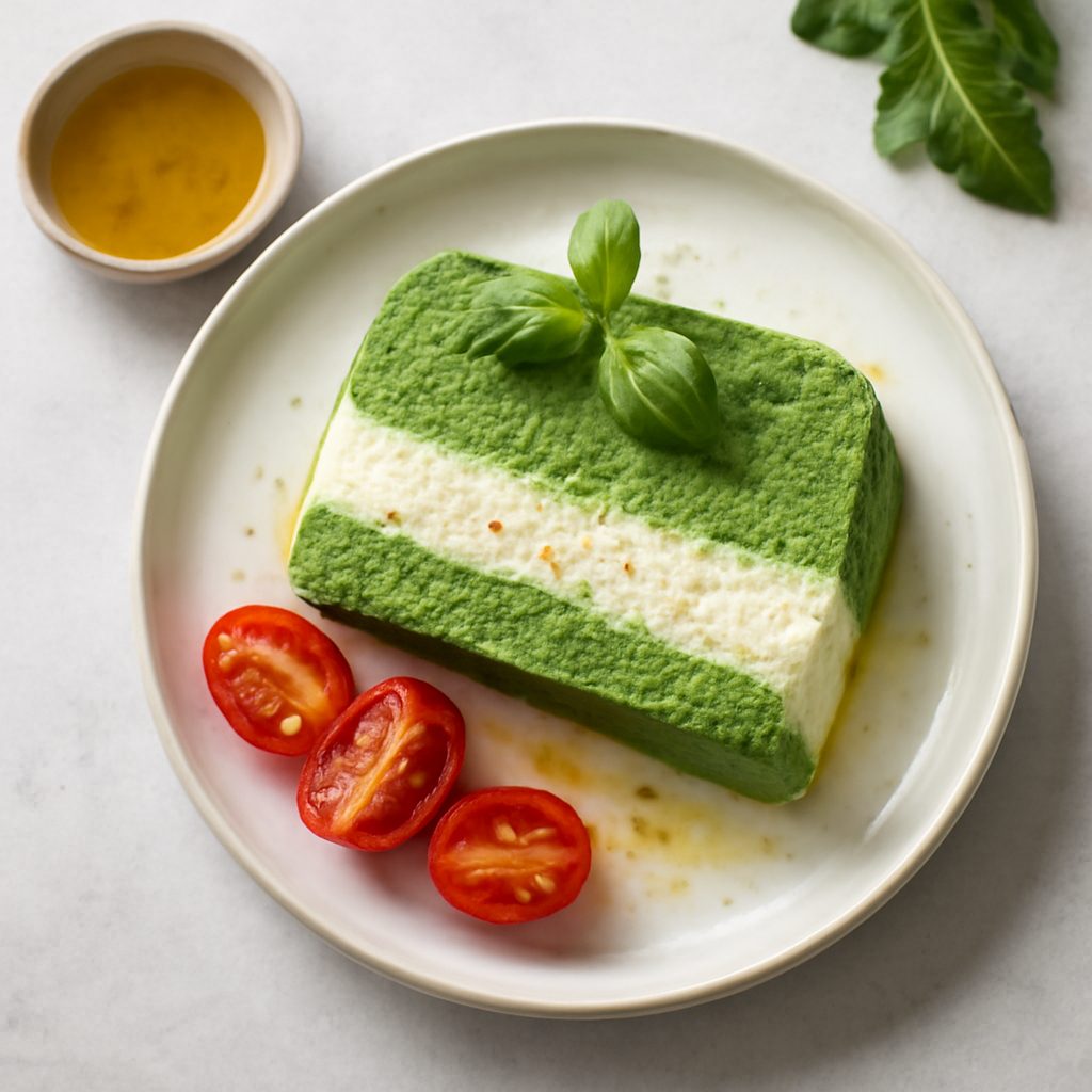 Terrina ai due colori proteica low-carb