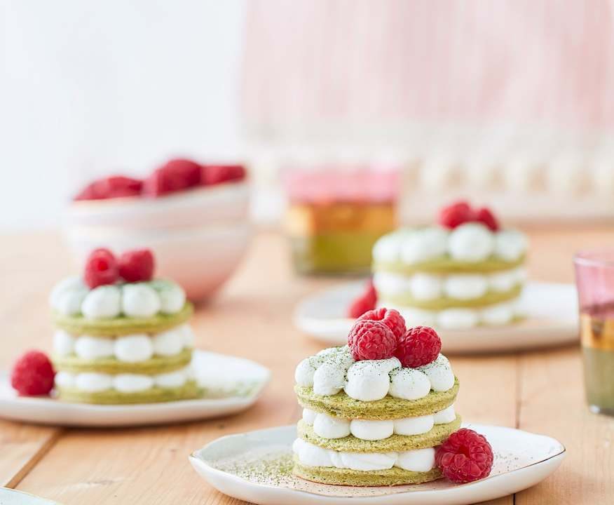 Tiramisù al tè verde e cardamomo Protein