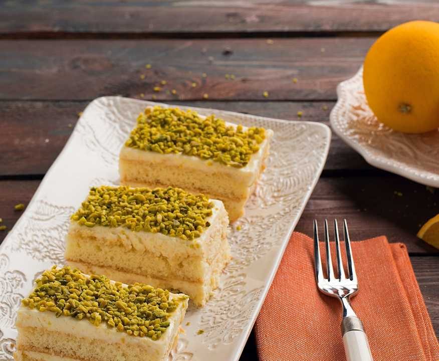 Tiramisù all'arancia e pistacchi Protein