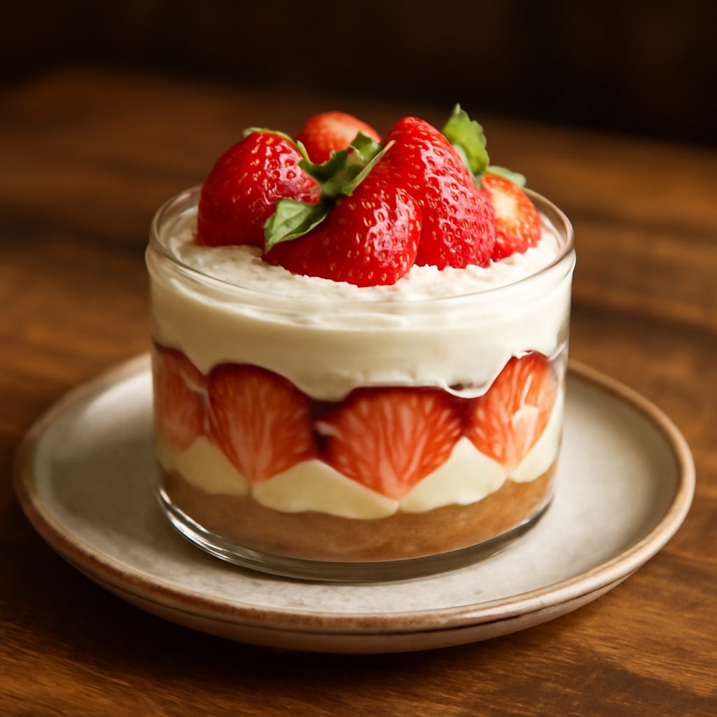 Tiramisù alle Fragole Low Carb