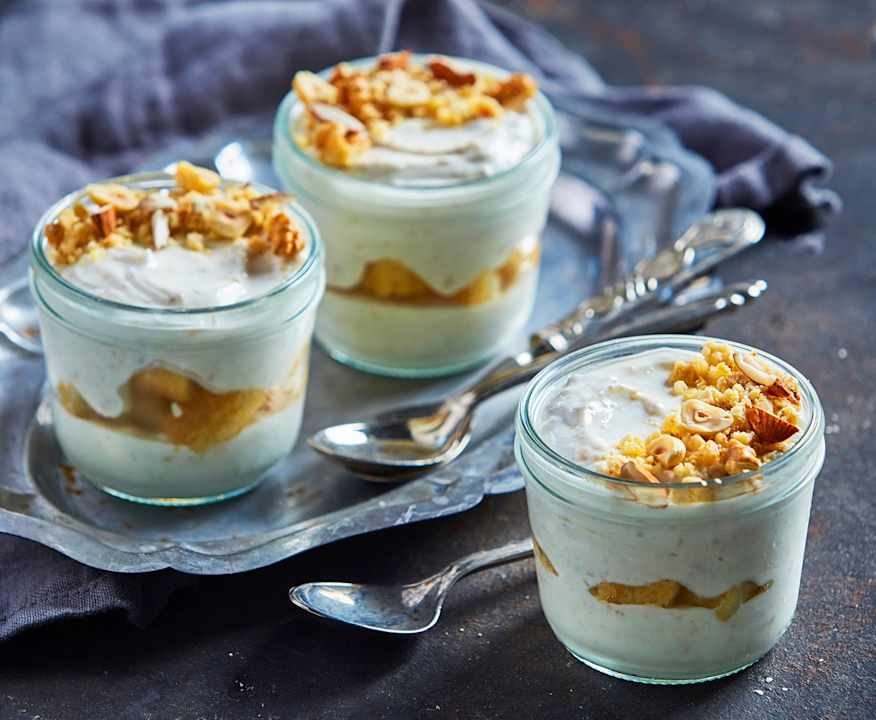 Tiramisù allo yogurt e frutta secca Low Fat