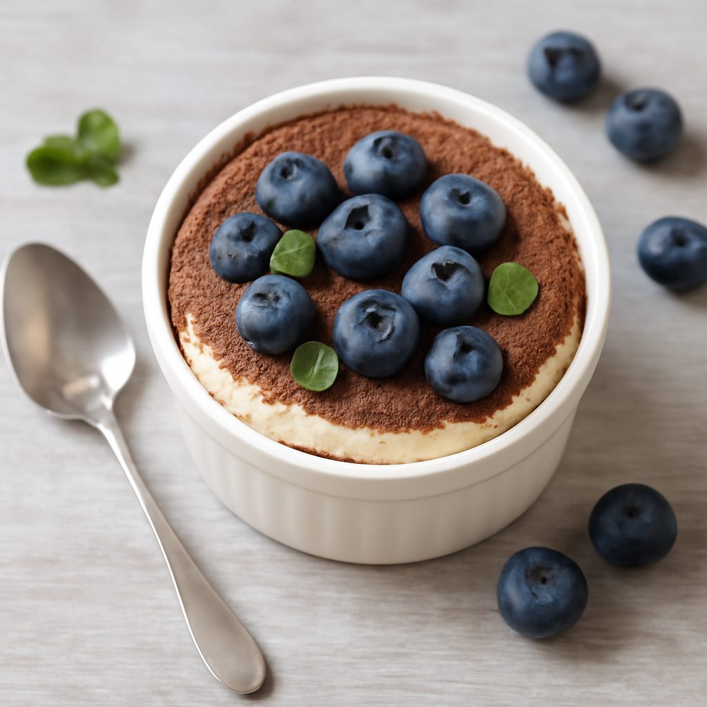 Tiramisù Ricotta e Mirtilli