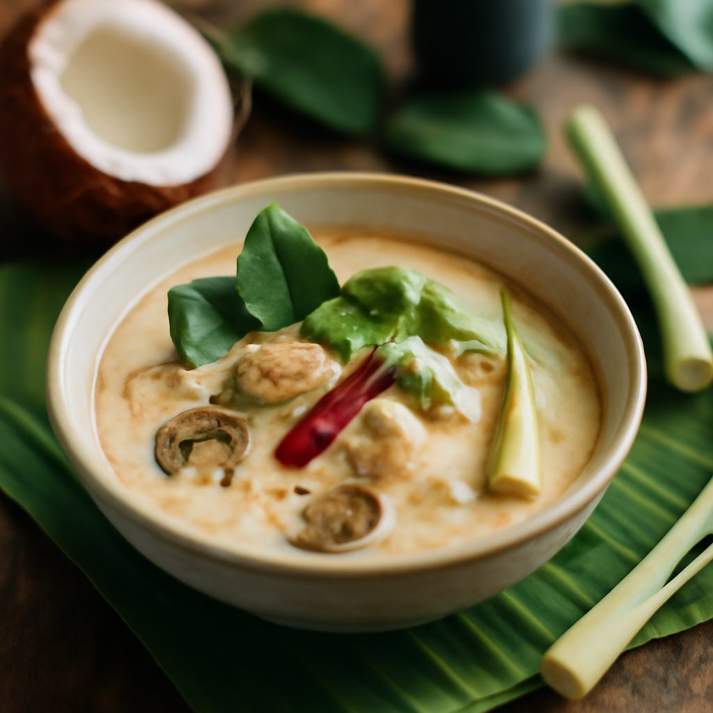 Tom Kha Gai - Zuppa di Pollo al Cocco Thai Low Carb