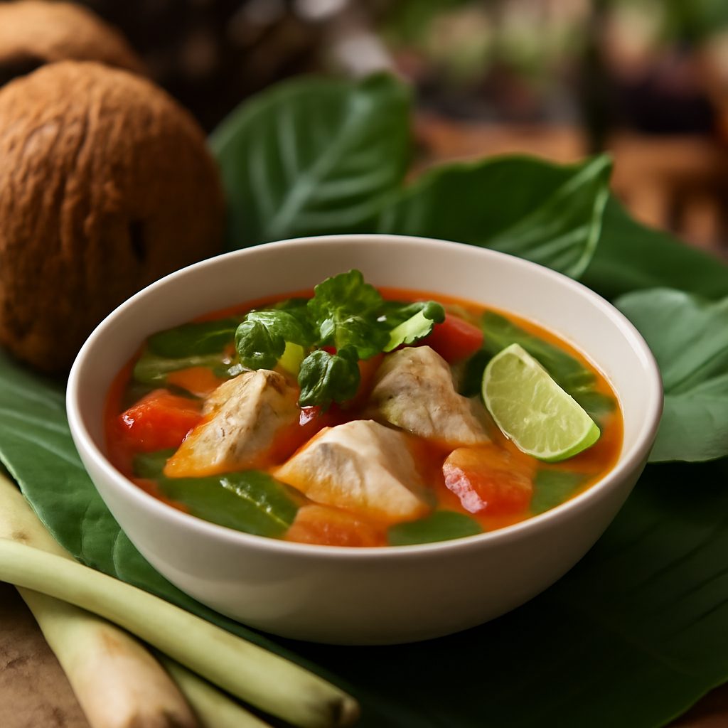 Tom Yum di Pollo - Zuppa Tailandese Piccante e Acida Protein