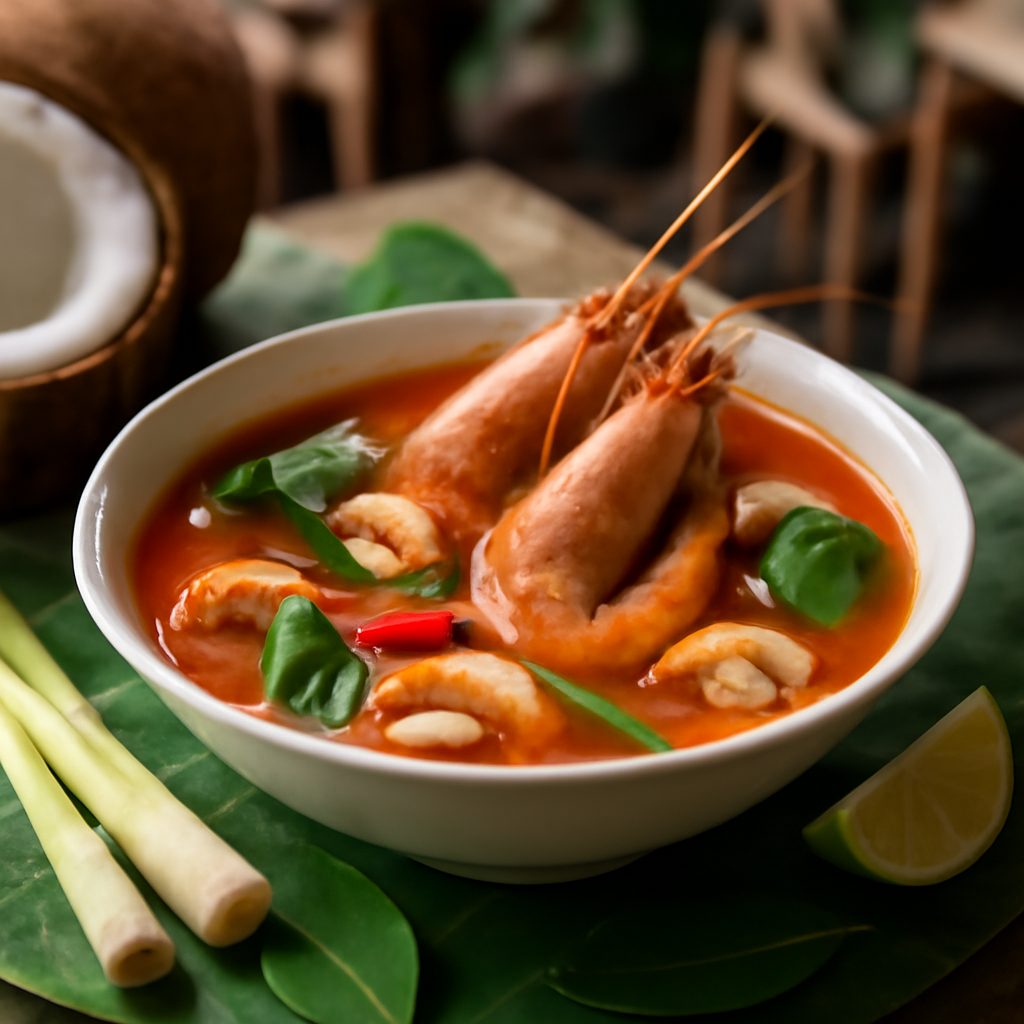Tom Yum Goong - Zuppa di Gamberi Thai Protein