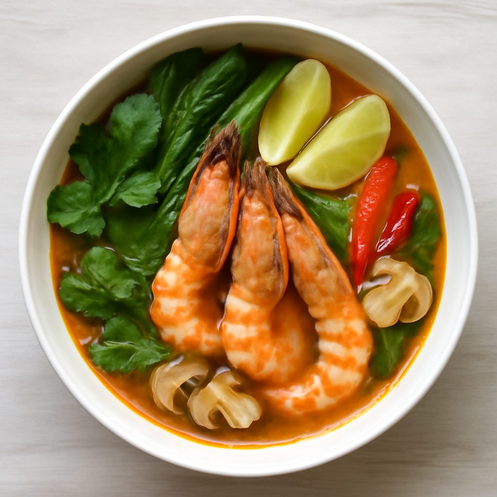 Tom Yum Kung Proteico Low-Carb
