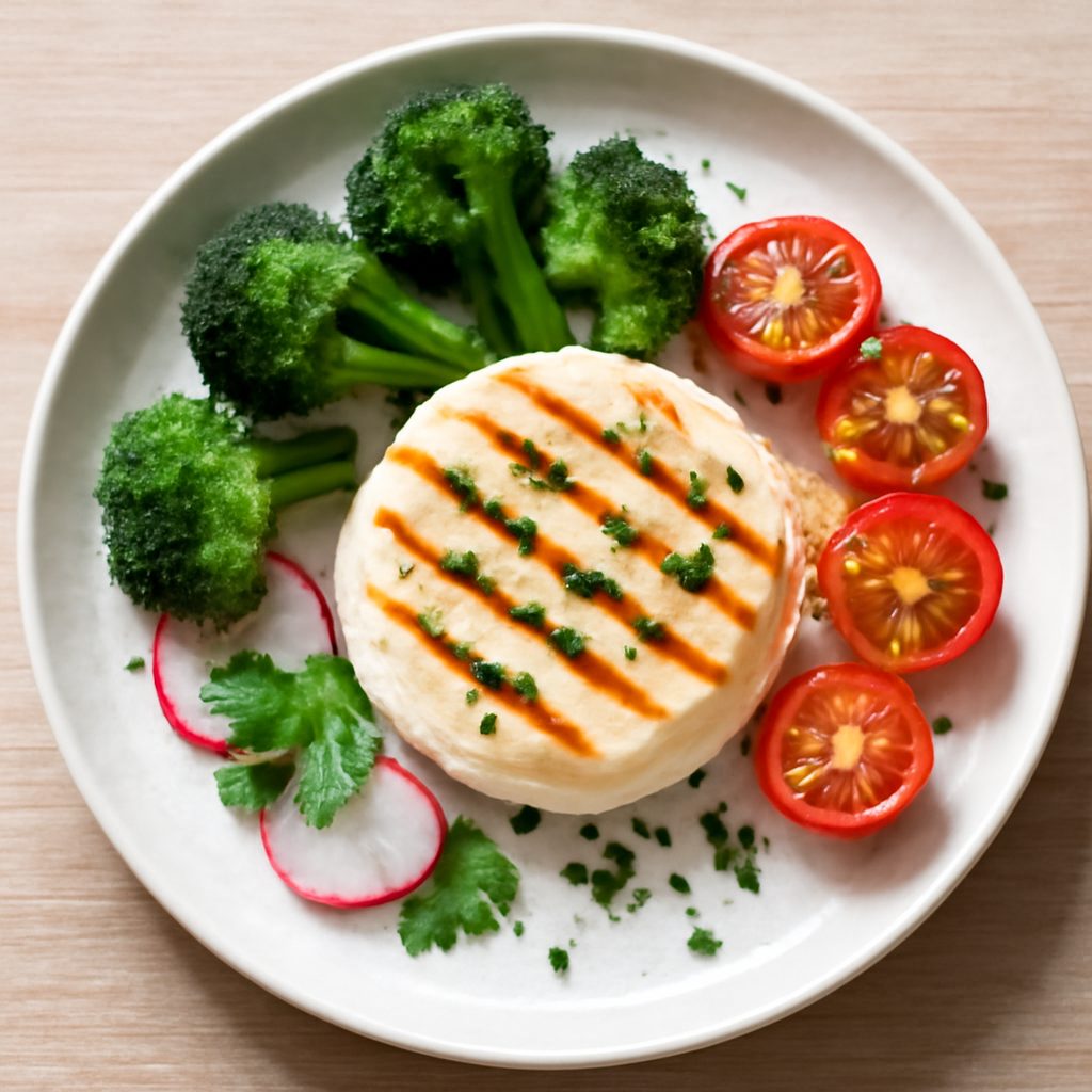 Tomino proteico con coulis di fichi fit