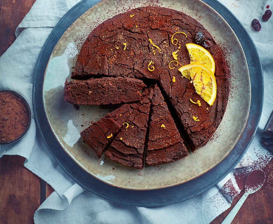 Torta al cioccolato e ceci Protein