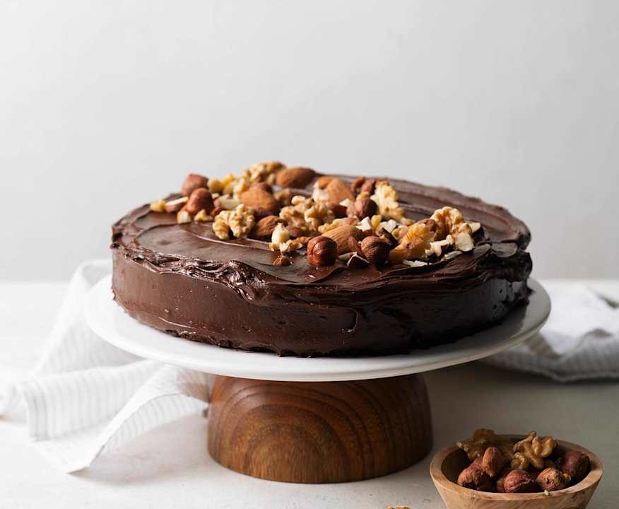 Torta al cioccolato e frutta secca (senza glutine) Protein