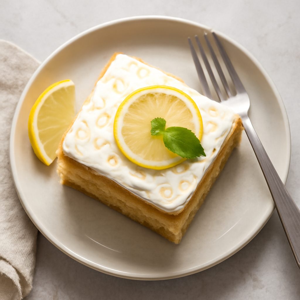 Torta al Limone Cotta a Vapore