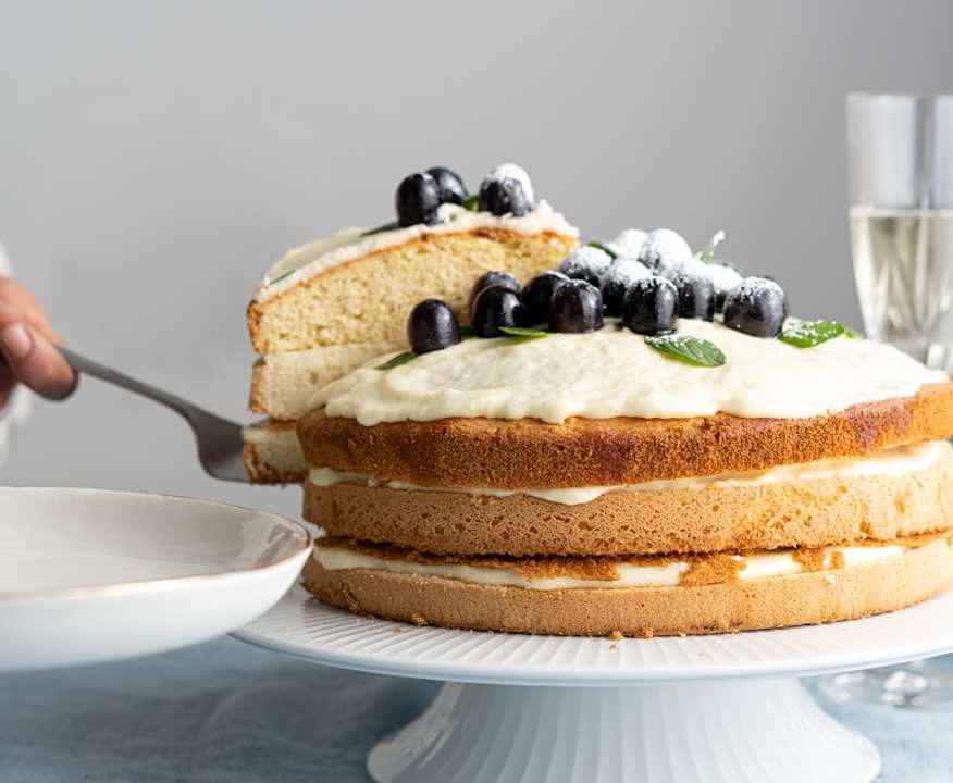 Torta alla crema champagne Low Fat