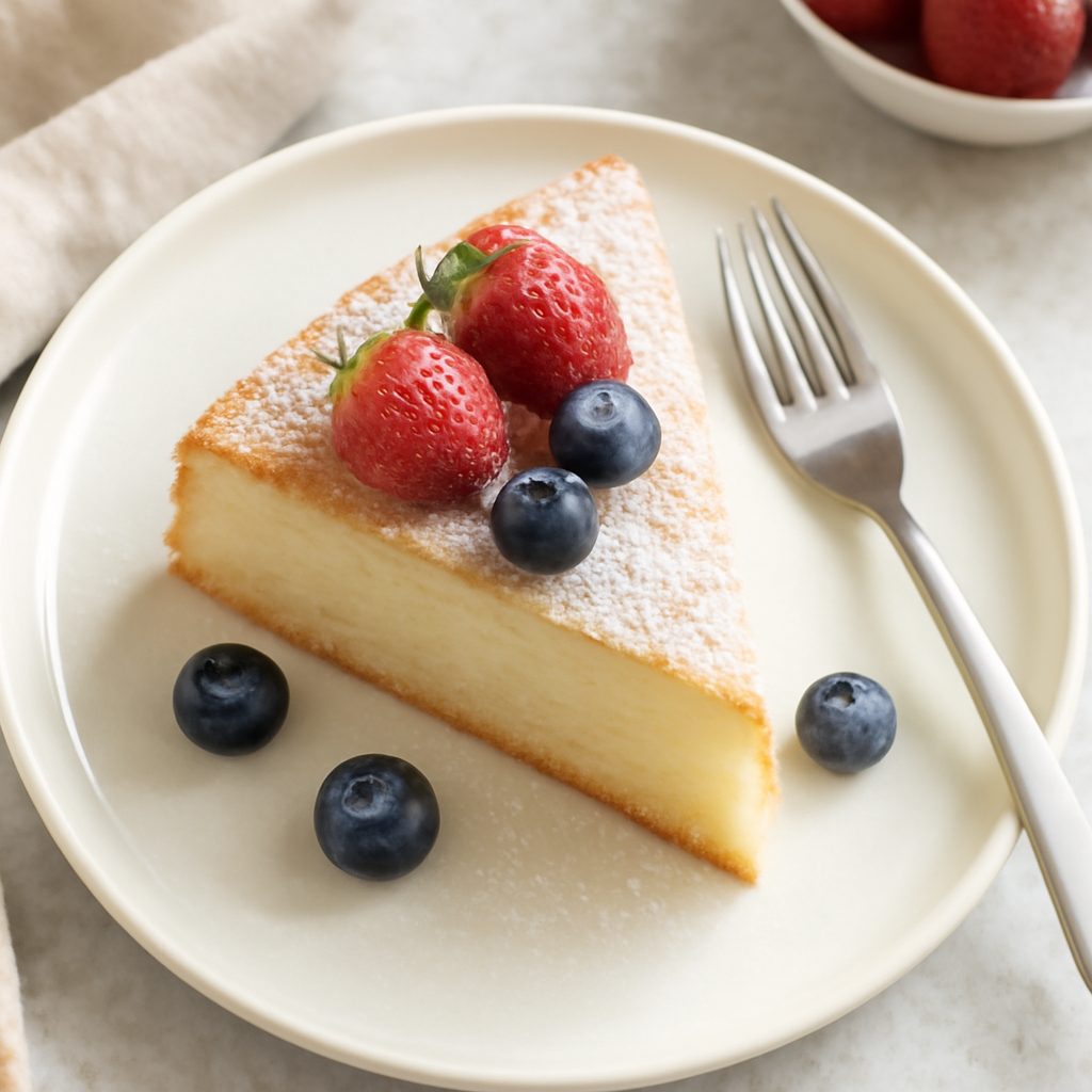 Torta allo yogurt con fragole Low Fat