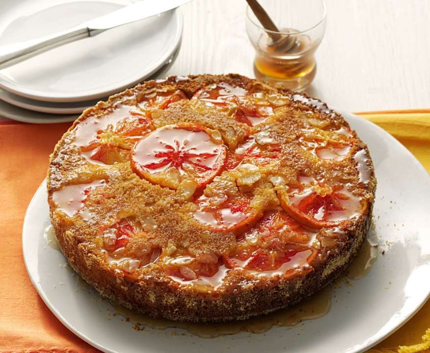 Torta arance rosse e miele Protein