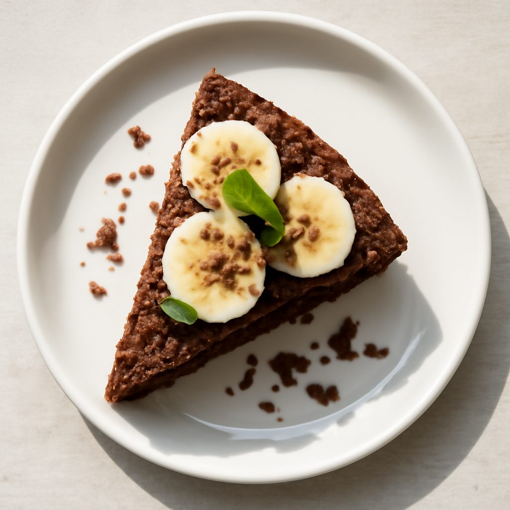 Torta banane e cioccolato proteica low-carb