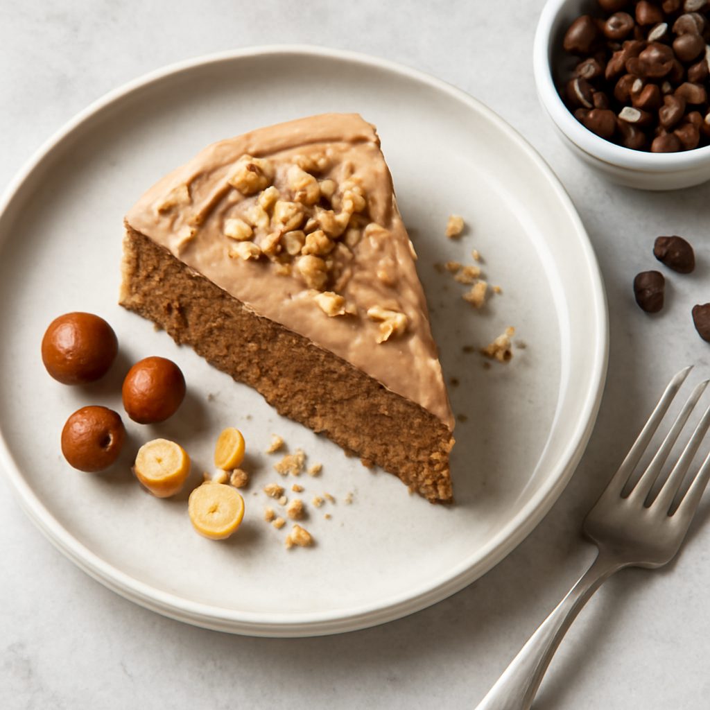 Torta Bimby® al caffè e nocciole low-carb proteica