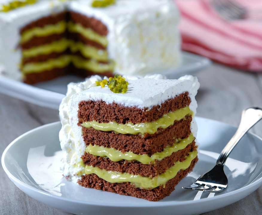 Torta Bimby® al pistacchio e cacao Protein