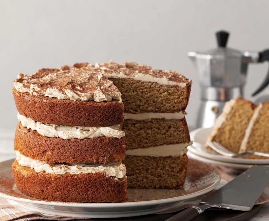 Torta cappuccino e caramello Low Carb
