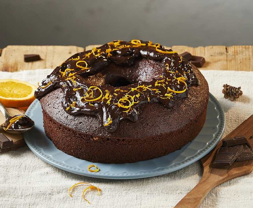 Torta cioccolato e arancia al Varoma Low Carb