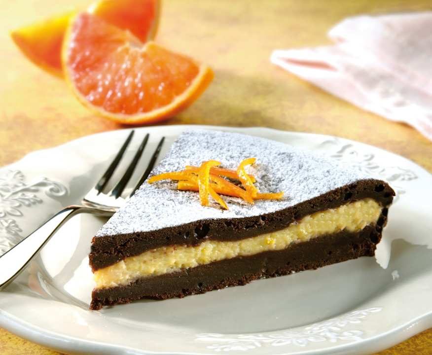 Torta cioccolato e arancia Protein