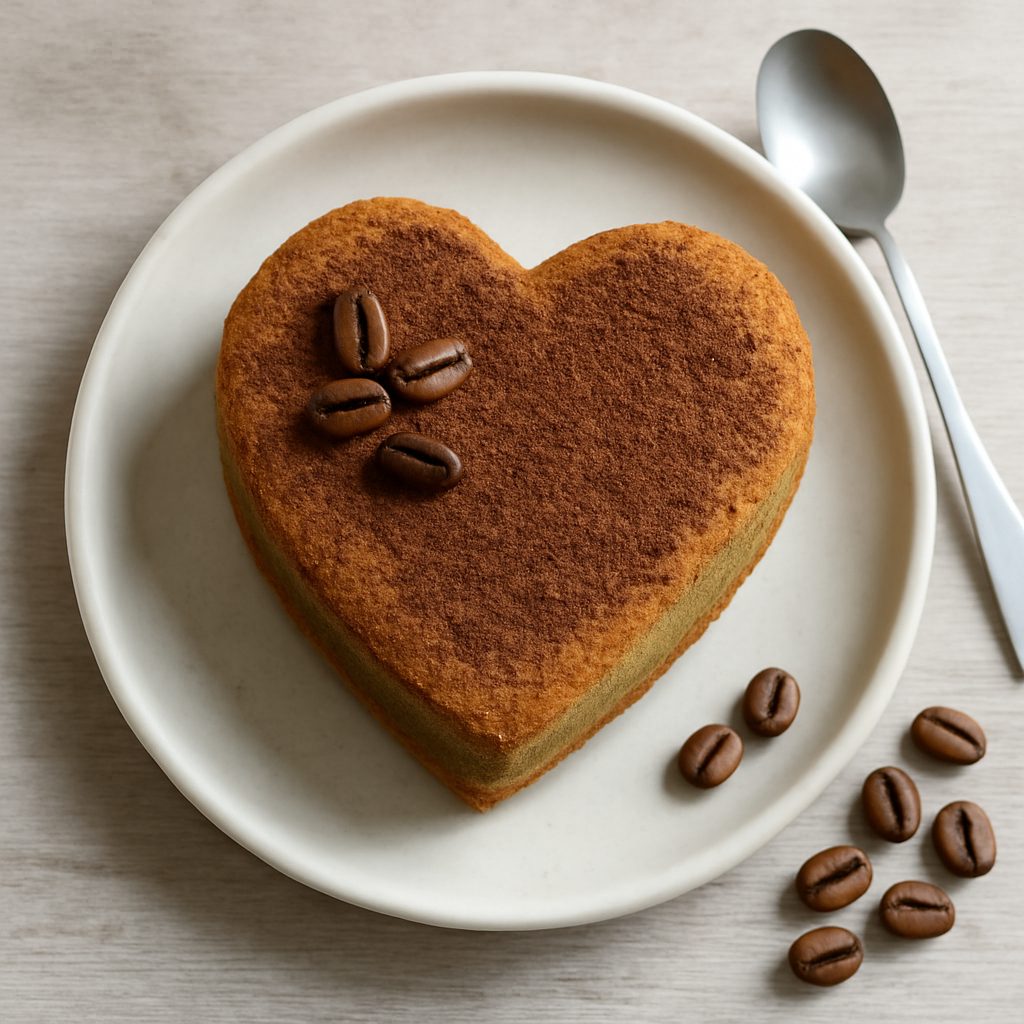 Torta cuore soffice caffè Low Fat