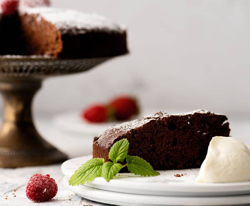 Torta di albumi al cioccolato Low Fat