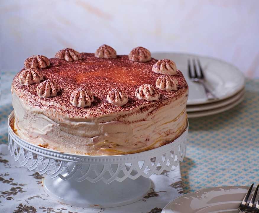 Torta di crêpes tiramisù Low Carb