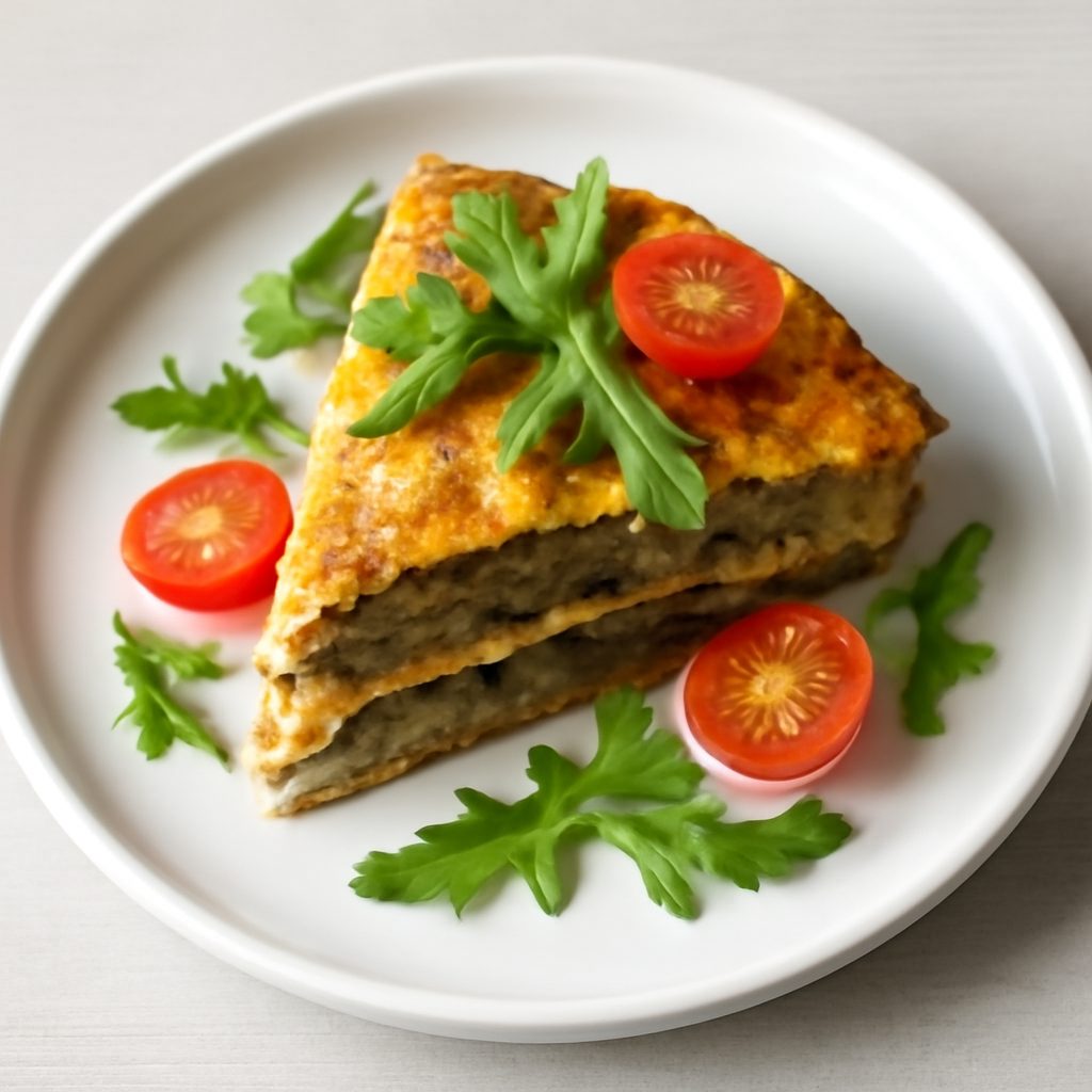Torta di Frittelle di Fegatini Low Carb