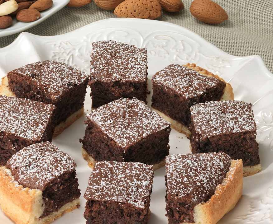 Torta di mandorle e cioccolato Protein