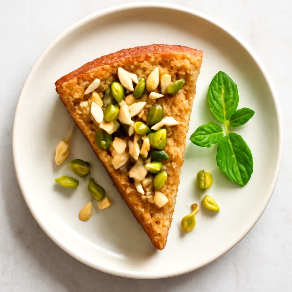 Torta di mandorle e pistacchi proteica low-carb