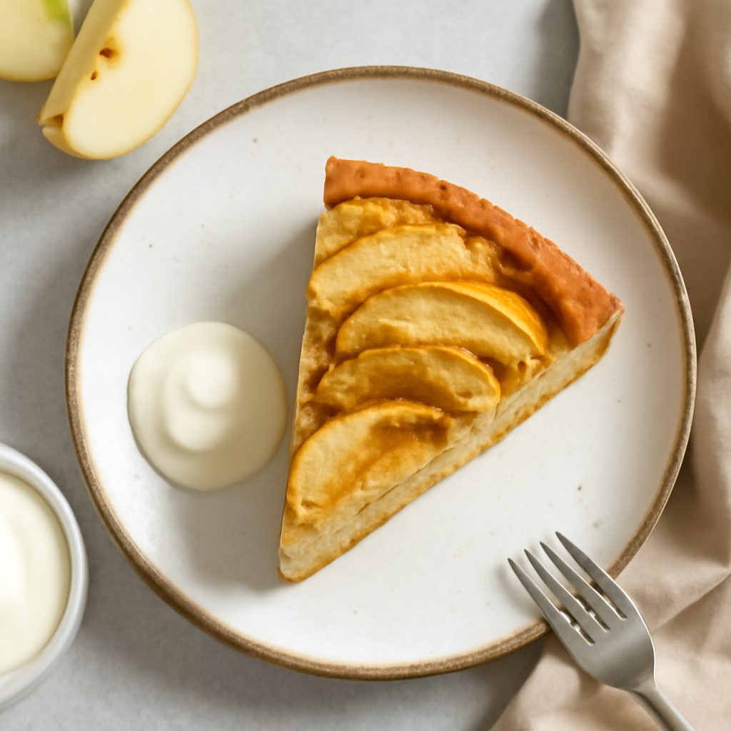Torta di mele fit monoporzione low-carb