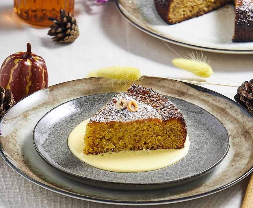 Torta di nocciole piemontese con zabaione Protein