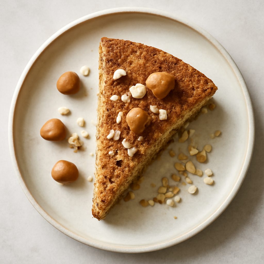 Torta di nocciole piemontese proteica low-carb con zabaione fit